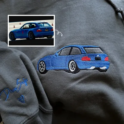 Custom Car Embroidered Shirts – A Stylish Gift for Car Enthusiasts and Couples