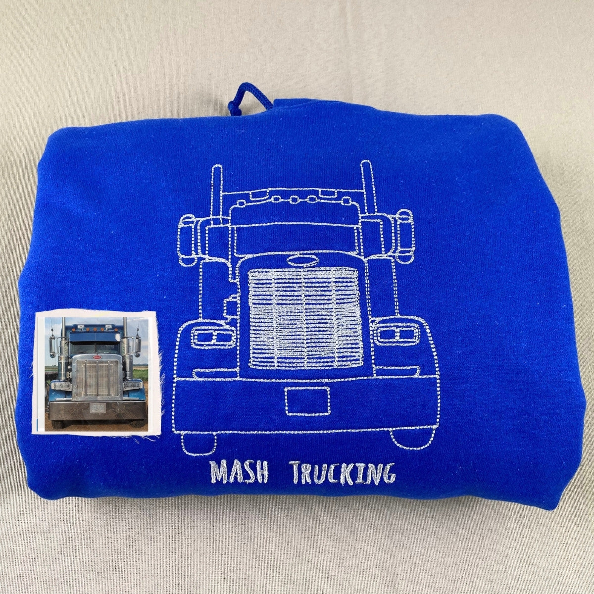 Custom Embroidered Car Outline Sweatshirt From Your Photo, Embroidered Car Hoodie, Custom Car Sweater