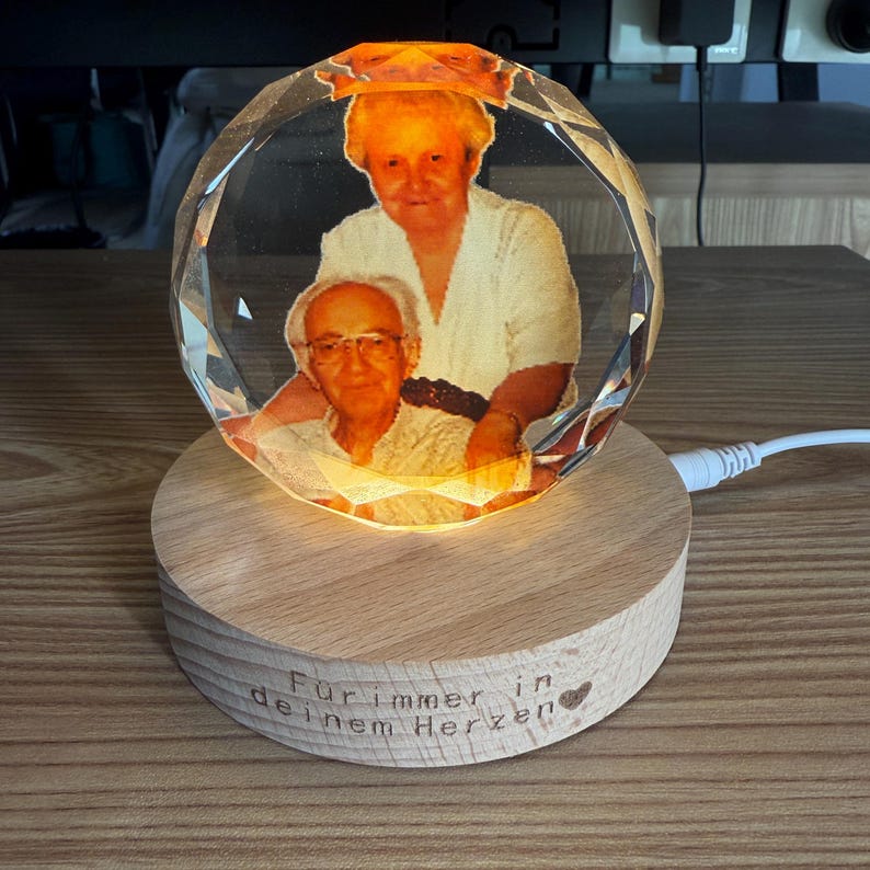 Custom Engraved 3d Crystal Picture Gift For Pets Couples Parents,Christmas Gifts,Perfect Gifts