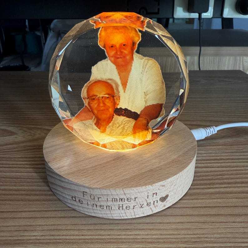 Custom Engraved 3d Crystal Picture Gift For Pets Couples Parents,Christmas Gifts,Perfect Gifts