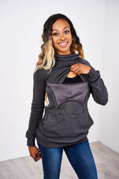 Latched Mama Harbor Snap Nursing Pullover