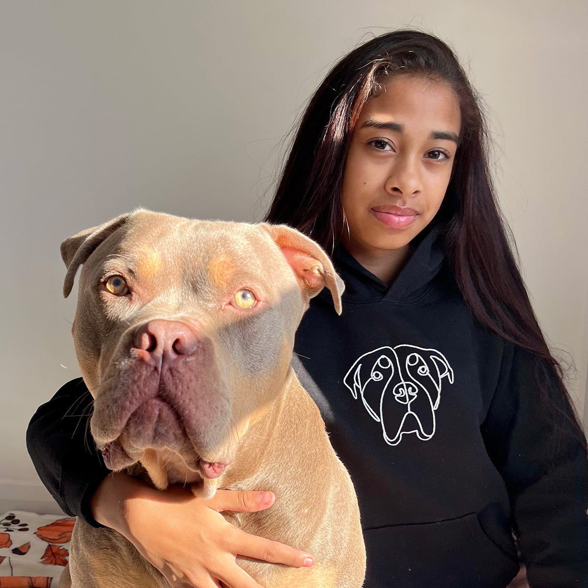 Custom Pet Lines Embroidered Sweatshirt/Hoodie