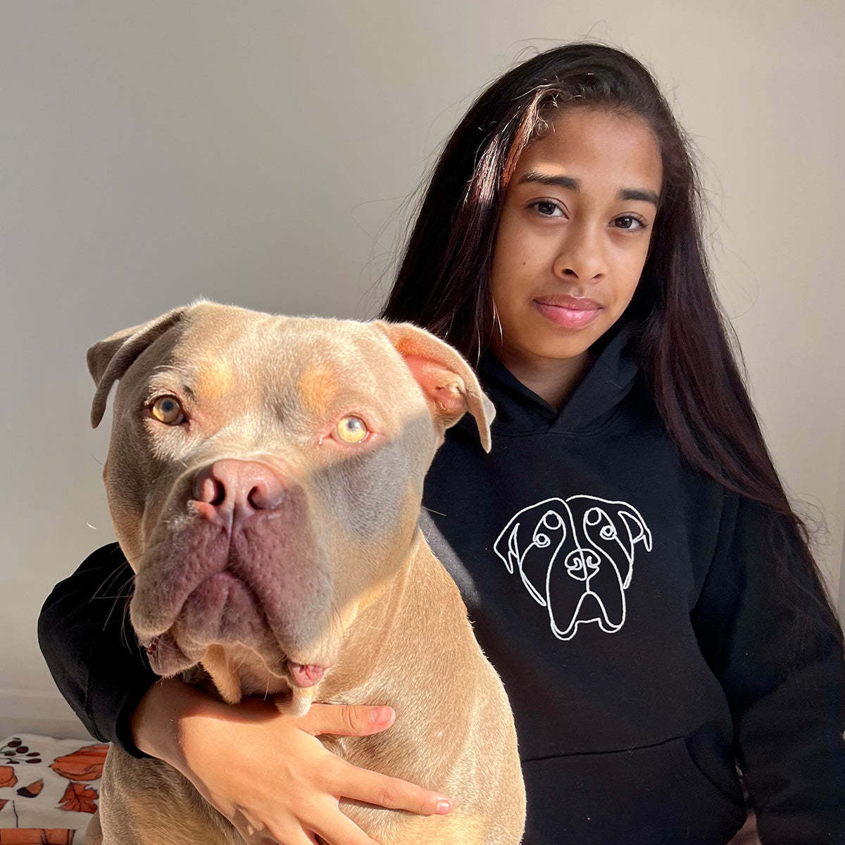 Custom Pet Lines Embroidered Sweatshirt/Hoodie