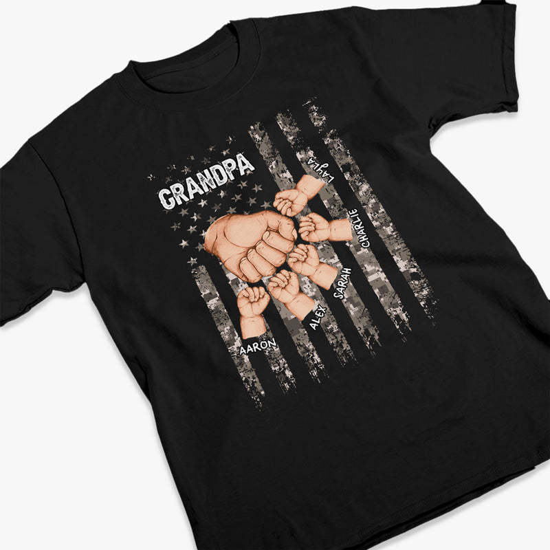 Grandpa Is Like Dad Without Rules - Family Personalized Custom Sweatshirt - Gifts to Dad