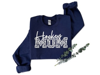 Hockey Mom Sweatshirt,Sport Mom Sweatshirt, Hockey Game Day,  Game Day Sweatshirt,Hockey Sweatshirt,Hockey Mom Crewneck Sweatshirt