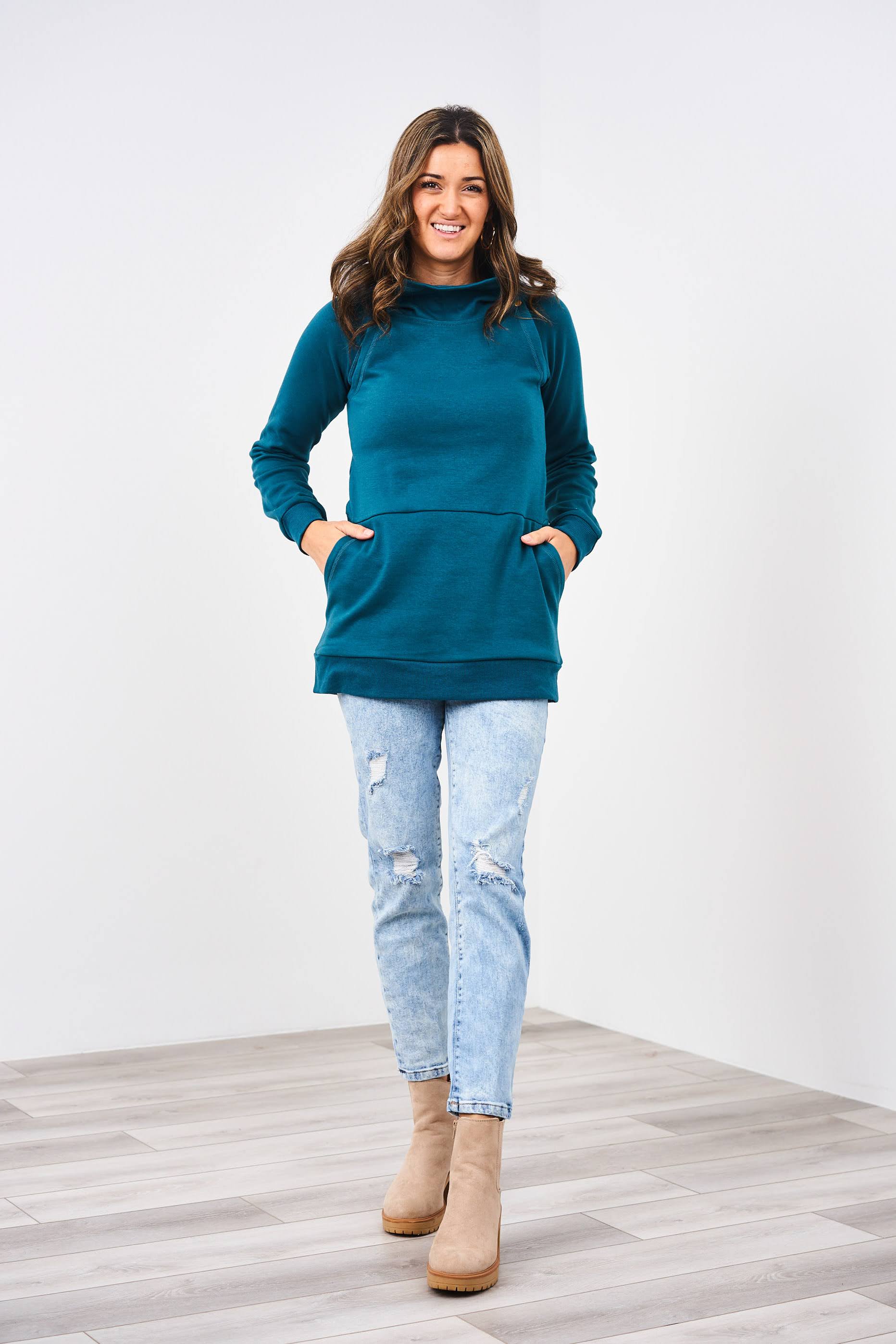Latched Mama Harbor Snap Nursing Pullover