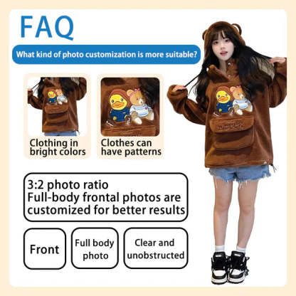 Fully Body Customizable Cat Photo Brick Figures