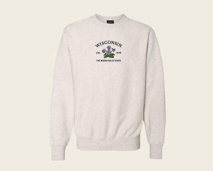 Wisconsin Wood Violet Crew