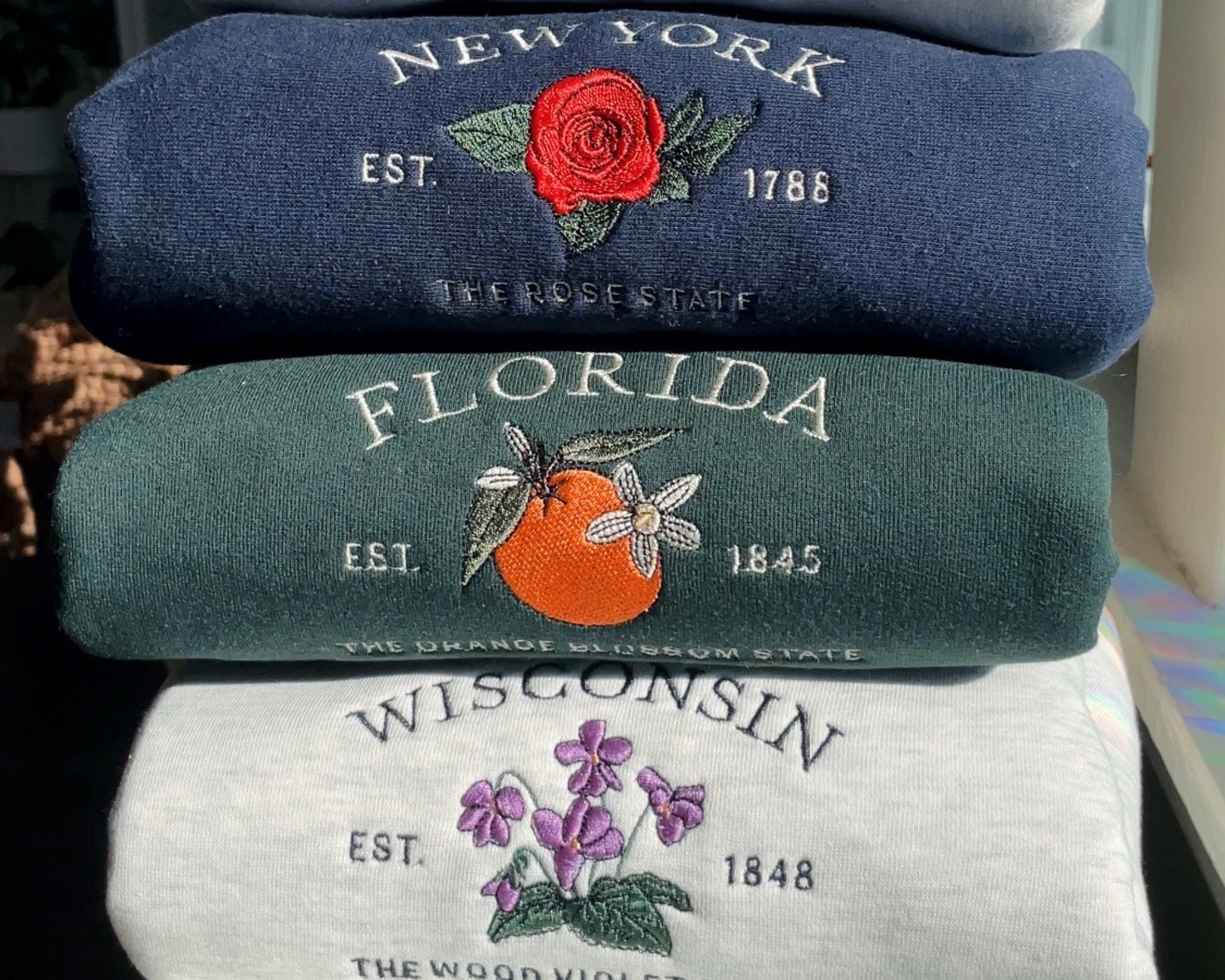 Wisconsin Wood Violet Crew