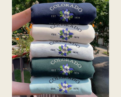 Colorado Blue Columbine Crew