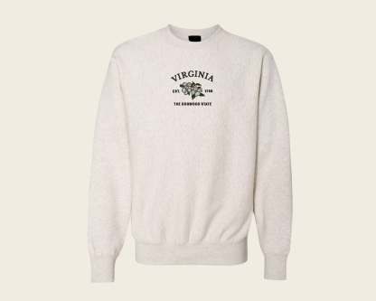 Embroidered Virginia Dogwood Crew