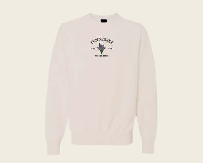 Embroidered Tennessee Iris Crew