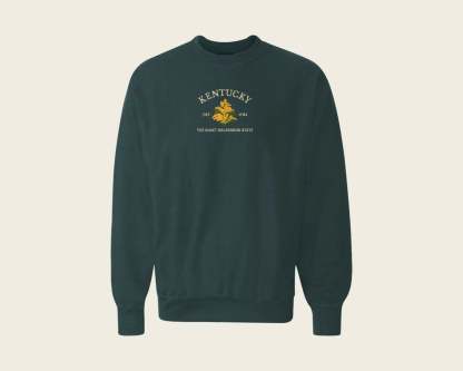 Embroidered Kentucky Giant Goldenrod Crew