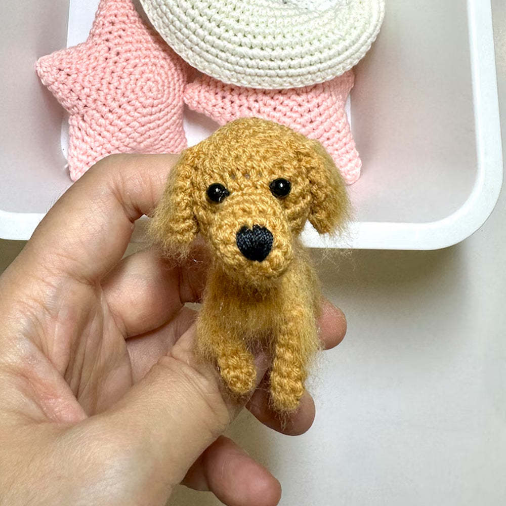 Custom Pet Moon Pink Crochet Pet Nursery Baby Mobile