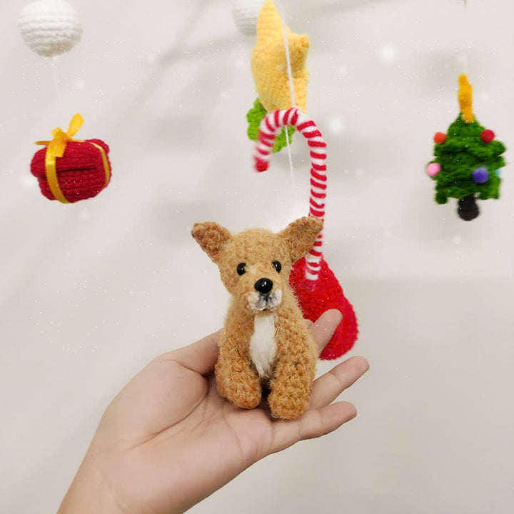 Custom Christmas Crochet Pet Nursery Baby Mobile
