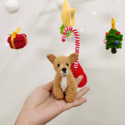 Custom Christmas Crochet Pet Nursery Baby Mobile