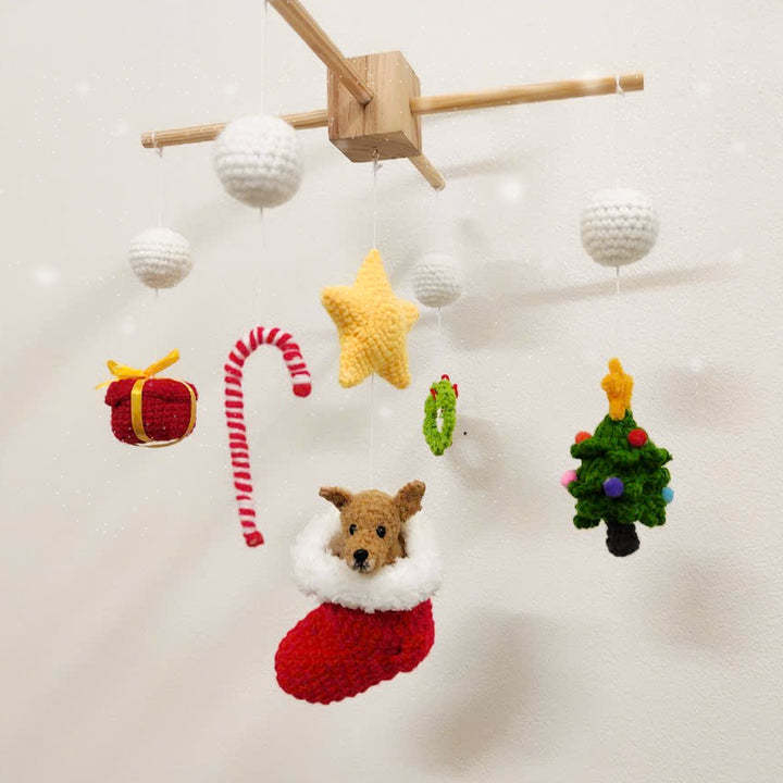 Custom Christmas Crochet Pet Nursery Baby Mobile
