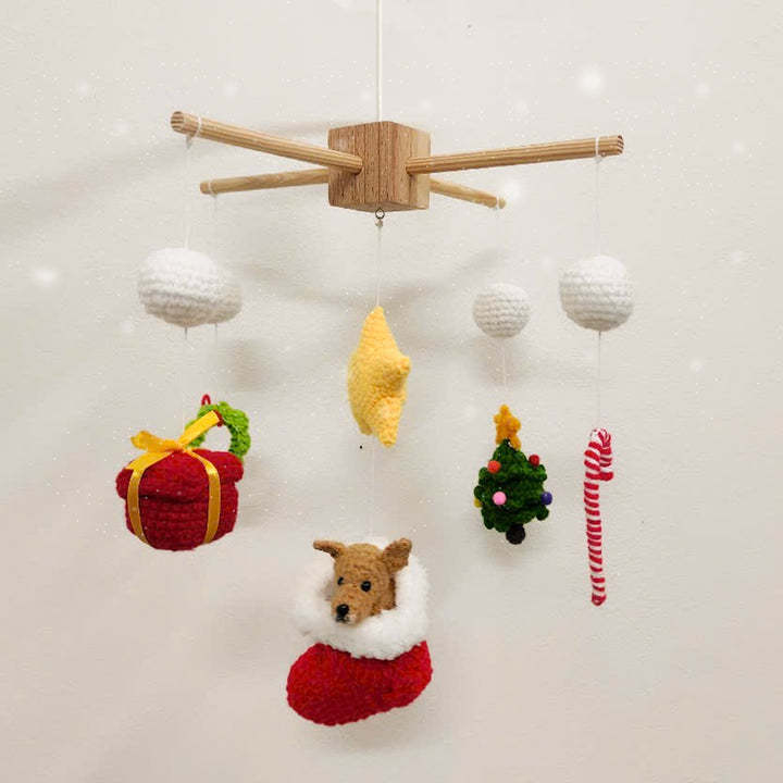Custom Christmas Crochet Pet Nursery Baby Mobile