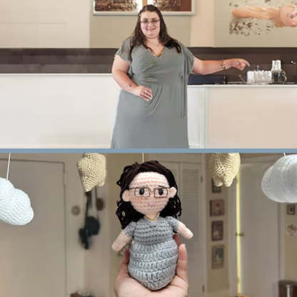 Custom Family Doll Crochet Pet Nursery Baby Mobile
