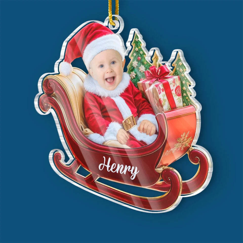 Family Custom Acrylic Photo Ornament-Little Ones Make Every Holiday More Magical And Bright