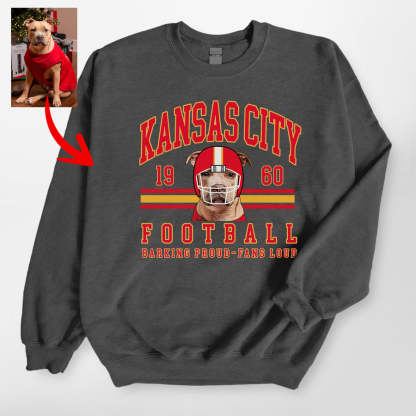 Custom Vintage Football Gildan Sweatshirt/T-shirt For Dog Owners