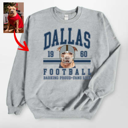 Custom Vintage Football Gildan Sweatshirt/T-shirt For Dog Owners