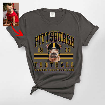 Custom Vintage Football Gildan Sweatshirt/T-shirt For Dog Owners