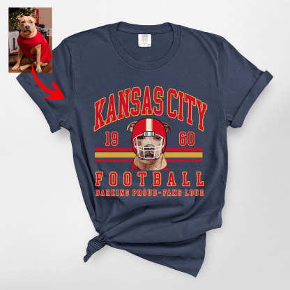 Custom Vintage Football Gildan Sweatshirt/T-shirt For Dog Owners
