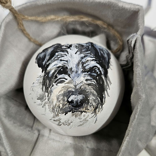 Custom Pet Portrait Bauble