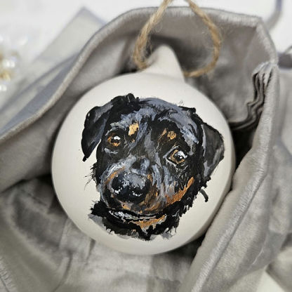 Custom Pet Portrait Bauble