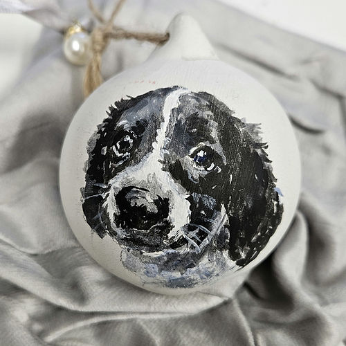Custom Pet Portrait Bauble
