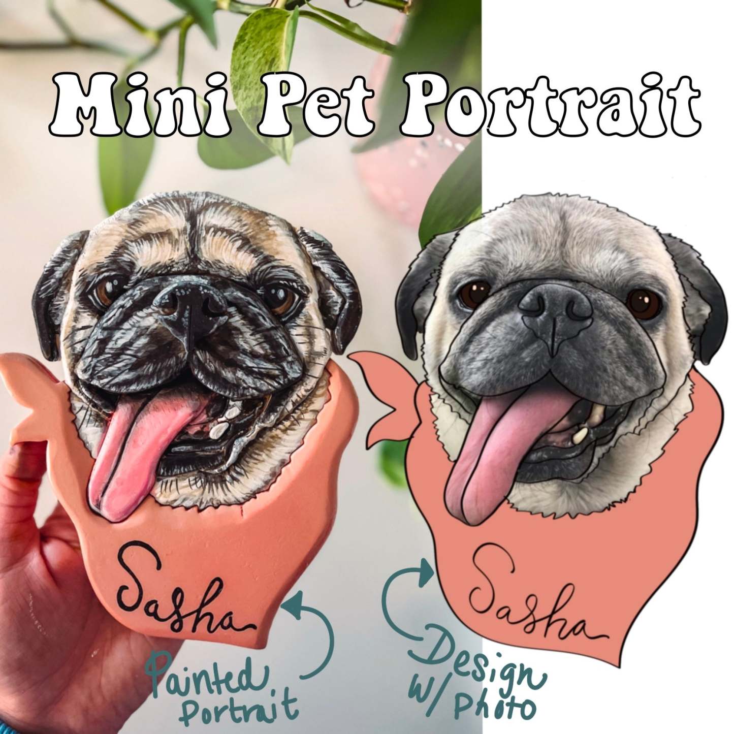 Silhouette Custom Pet Portrait