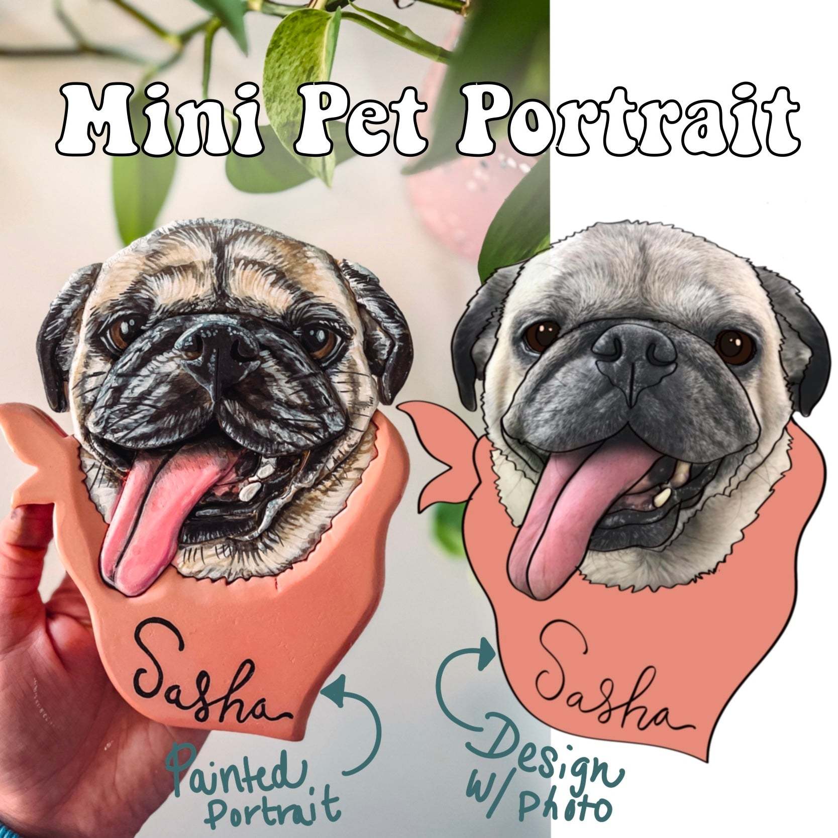 Silhouette Custom Pet Portrait