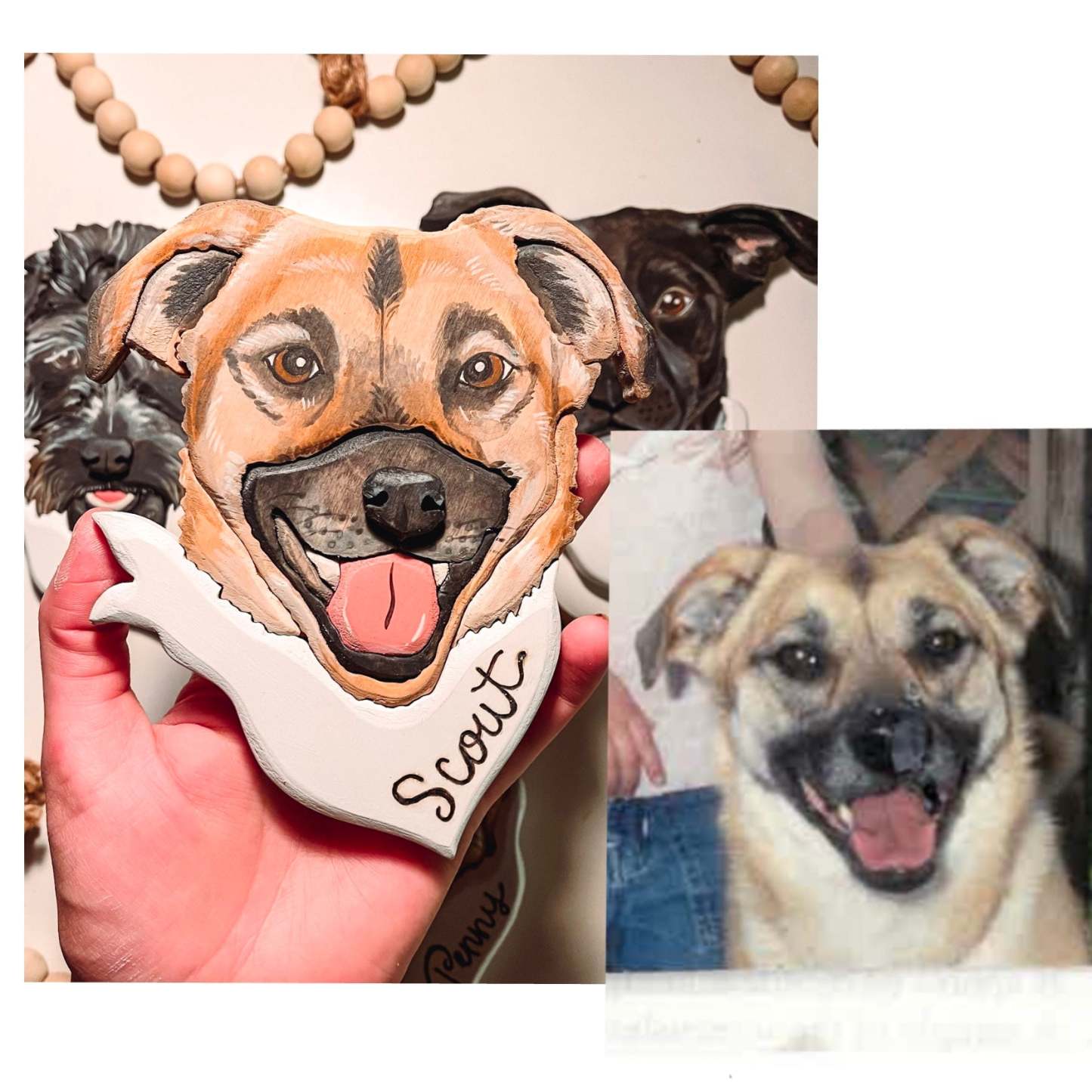 Silhouette Custom Pet Portrait