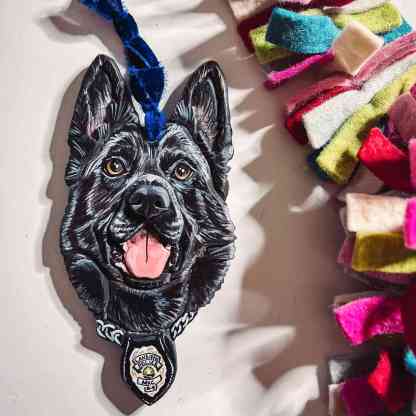 Custom Pet Portrait Ornament