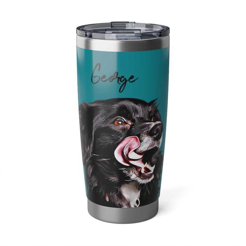 Personalized Pet Portrait Tumbler