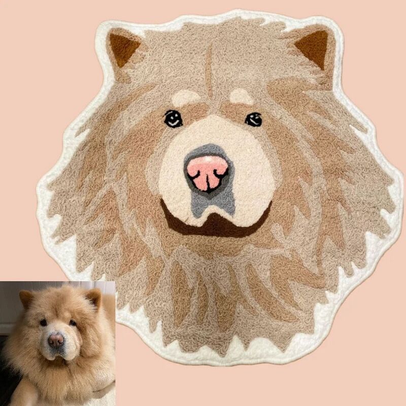 Personalized Plush Pet Floor Mat Cute Gift For Pet Lovers