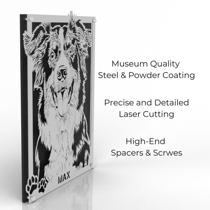 Custom Pet Metal Portrait