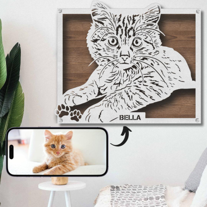 Custom Pet Metal Portrait