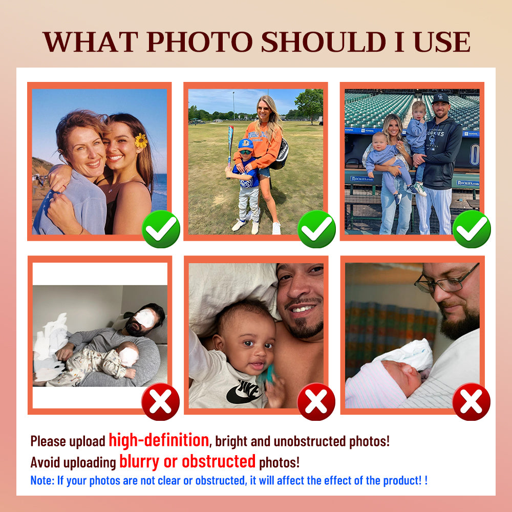 Custom Mothers Day Crystal Glass Ball Night Light, Mom Ball Night Lamp With Engraved Names & Photo