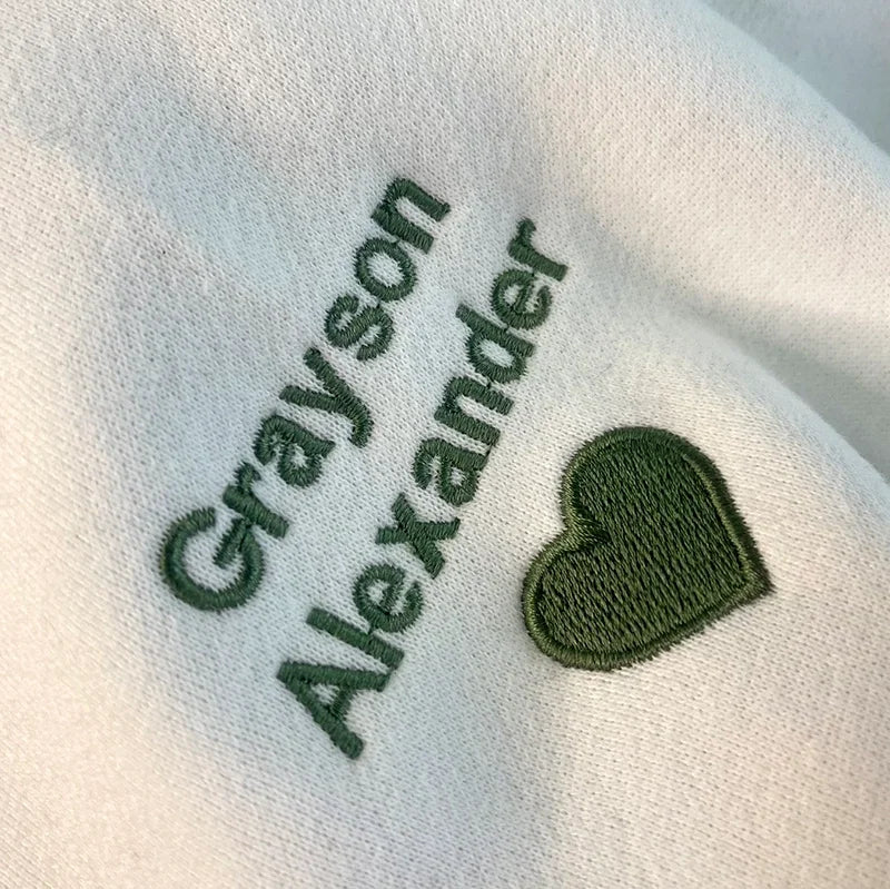 Custom Embroidered DAD Sweatshirt, Father's Day Gift