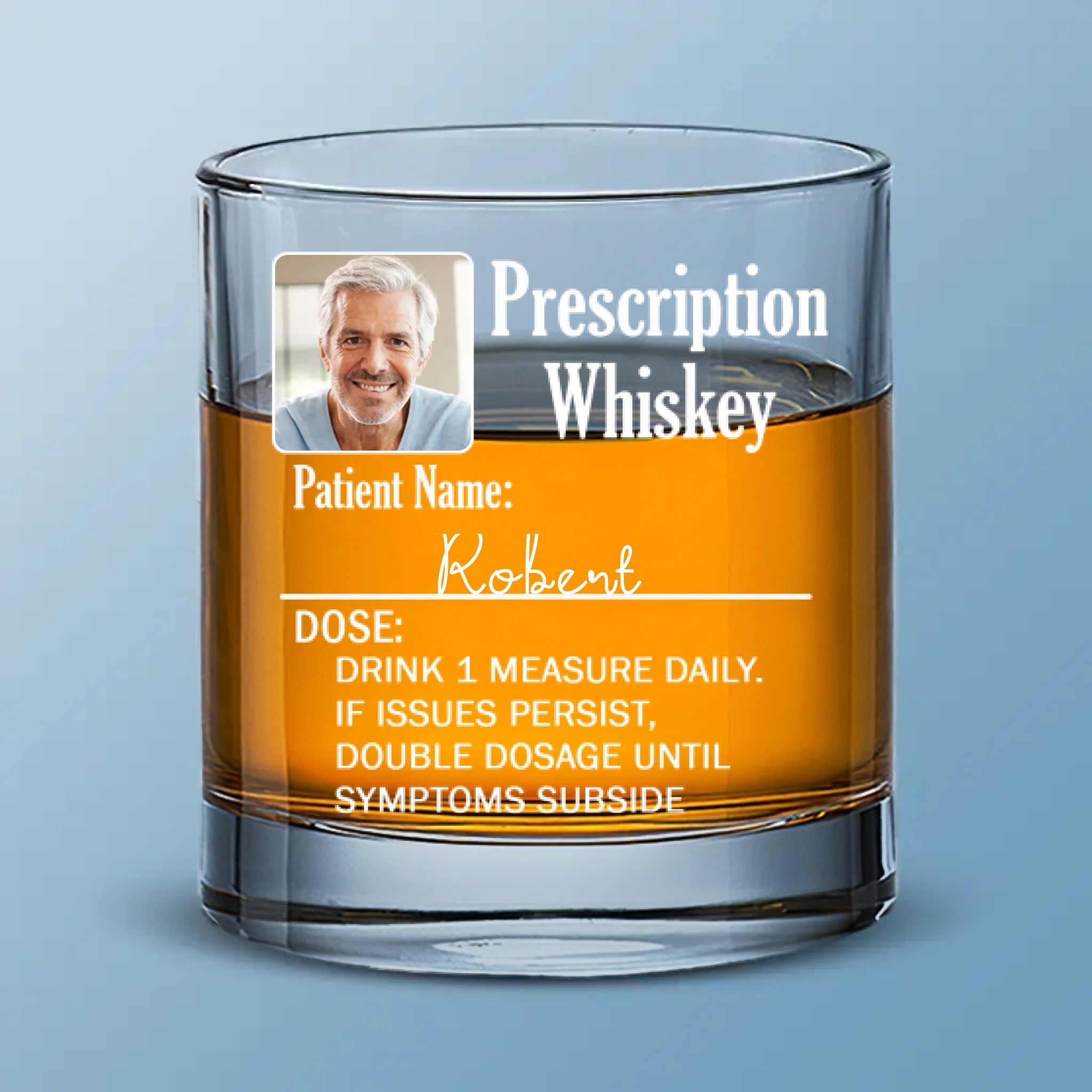 Custom Photo Family Personalized Custom Whiskey Glass - Father's Day Gift For Dad