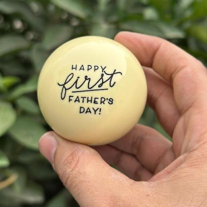 Personalized Pool Cue Ball Billiards Ball Engraved Ball Gift For Dad Gift For Him Your Own Handwritting On Cue Ball