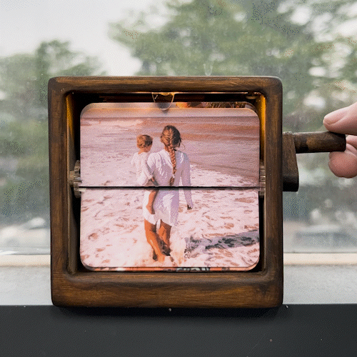 Flip Photo Box – Ghibli AI Photo Customizable Memory Album