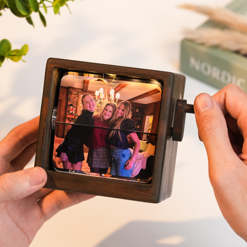 Flip Photo Box – Customizable Memory Album