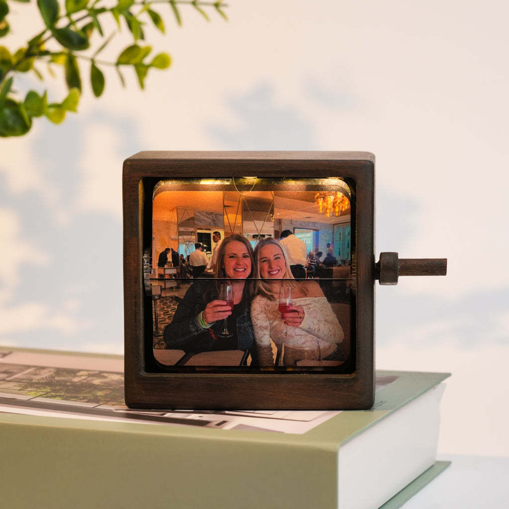 Flip Photo Box – Customizable Memory Album