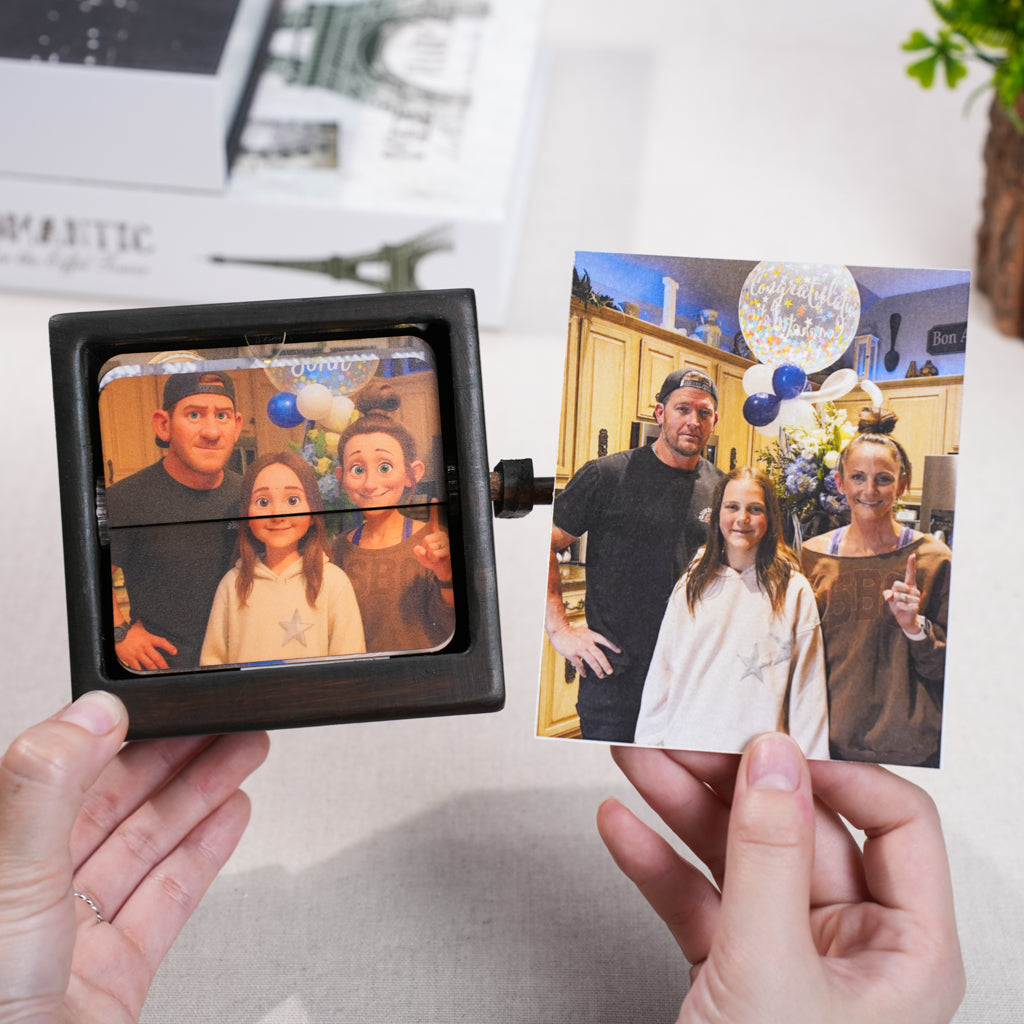 Flip Photo Box – Pixar Ai Photo Customizable Memory Album
