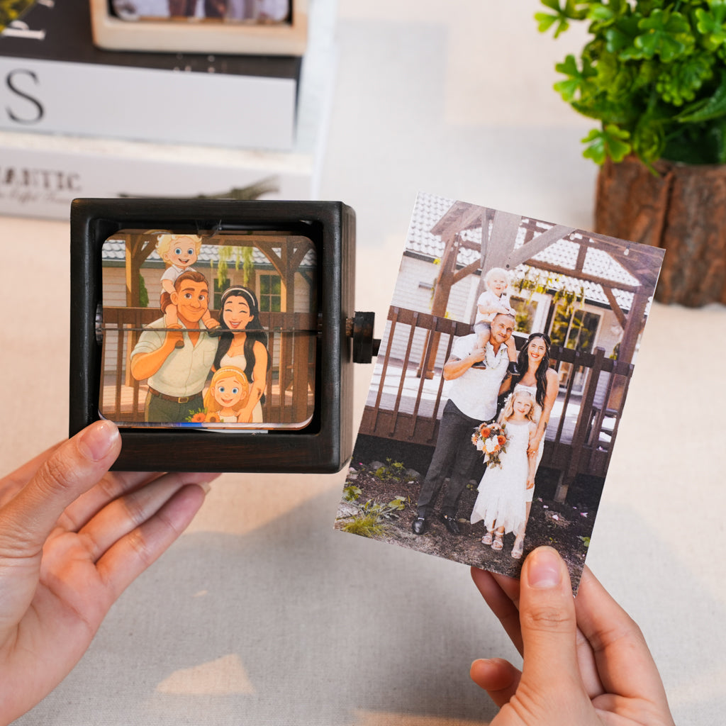 Flip Photo Box – Disney AI Photo Customizable Memory Album