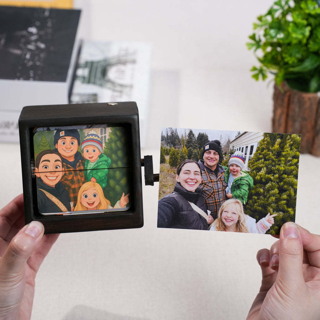 Flip Photo Box – Anime AI Photo Customizable Memory Album