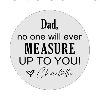 Personalized Measuring Tape, Father's Day Gift, Gift For Grandparent